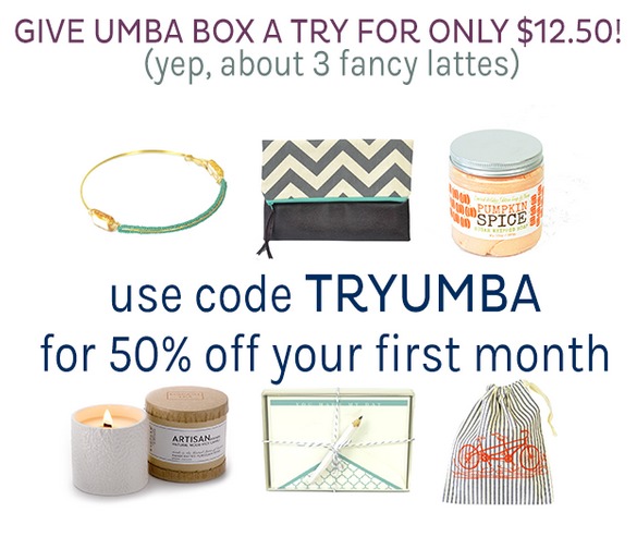 New Umba Box Coupon Code - 50% Off Your First Month