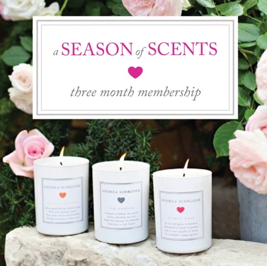 New Subscription Box – Andrea Schroder Candle of the Month Club!