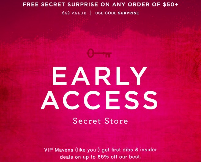 Julep Secret Store Time!