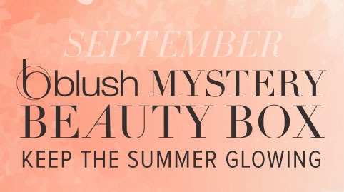 Blush Mystery Beauty Box September 2014 Complete Spoilers 