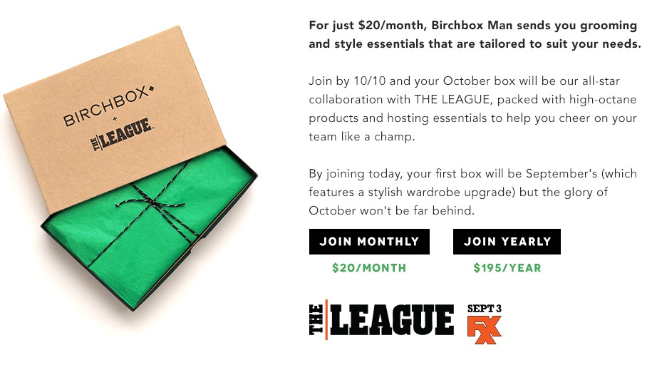 New Birchbox Man Coupon Code
