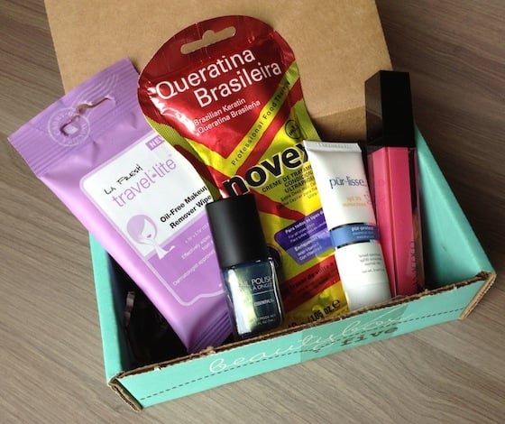 Beauty Box 5 Subscription Box Review & Coupon - August 2014 Items