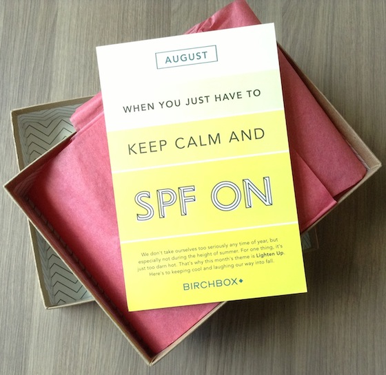 Birchbox Review #2 - August
