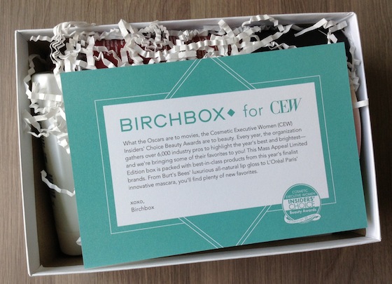 Birchbox Limited Edition CEW Mass Appeal Box Review First Look