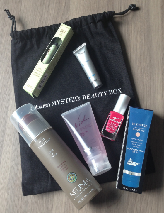 Blush Mystery Beauty Box Review - August 2014 Items