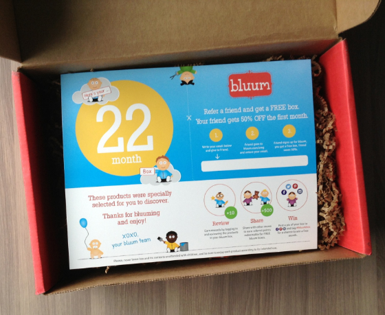 Bluum Baby Subscription Box Review - July 