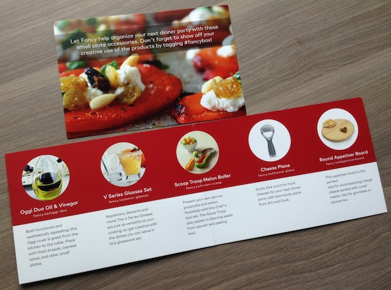 Culinary Fancy Box Review - August 2014 Info