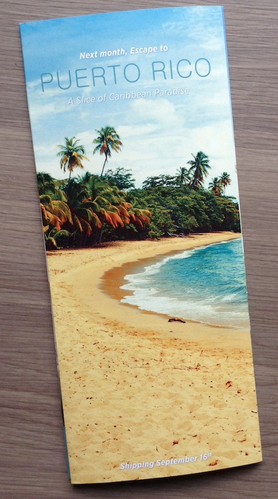 Escape Monthly Subscription Box Review – August 2014 Puerto Rice