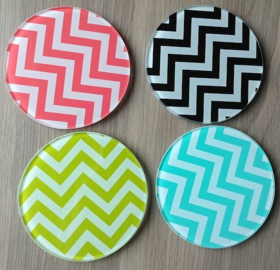 Fancy Box Review - August 2014 Coasters