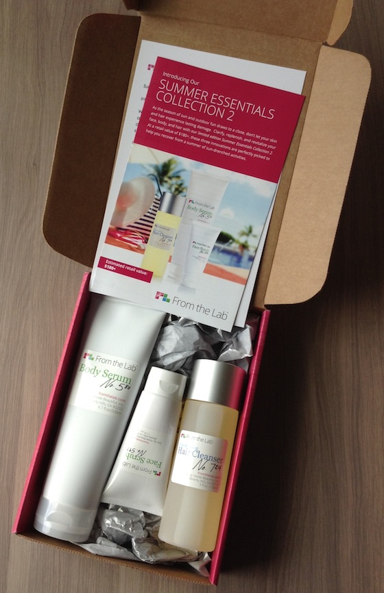 From The Lab Beauty Subscription Box Review – August 