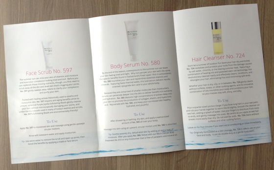 From The Lab Beauty Subscription Box Review – August 2014 Info