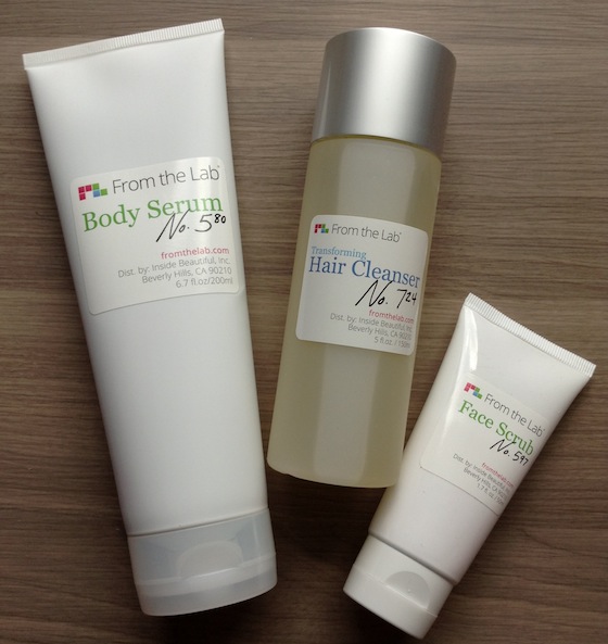 From The Lab Beauty Subscription Box Review – August 2014 Items