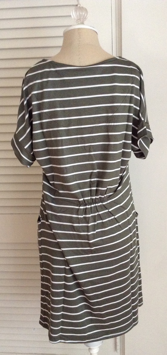 Golden Tote Review - August 2014 Back of Dress