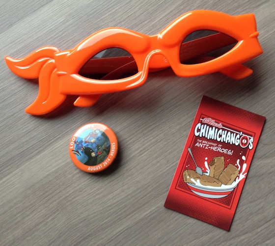 Loot Crate Review & Coupon Code - August 2014 Glasses