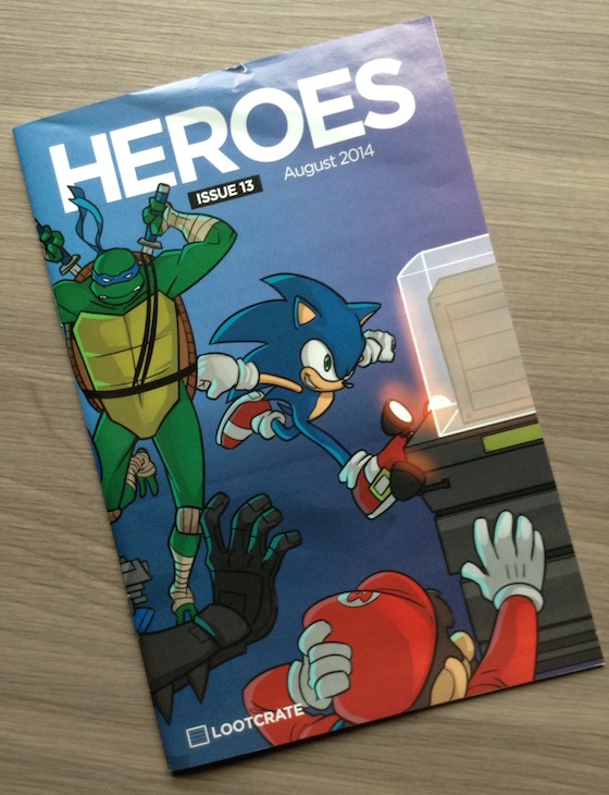 Loot Crate Review & Coupon Code - August 2014 Heroes