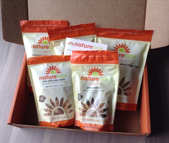Nature Box Subscription Review & 50% Off Coupon Code! Snacks