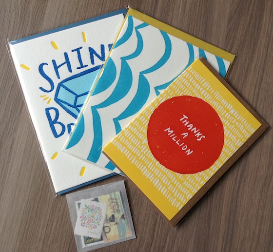 Nicely Noted Subscription Review - August 2014 Cards
