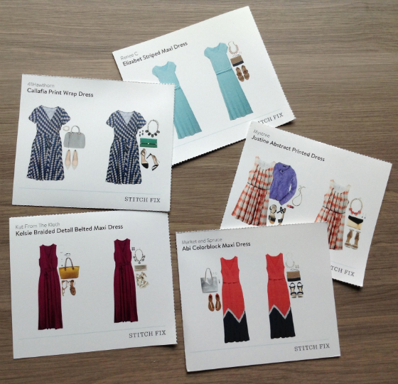 Stitch Fix Review - August 2014 Cards