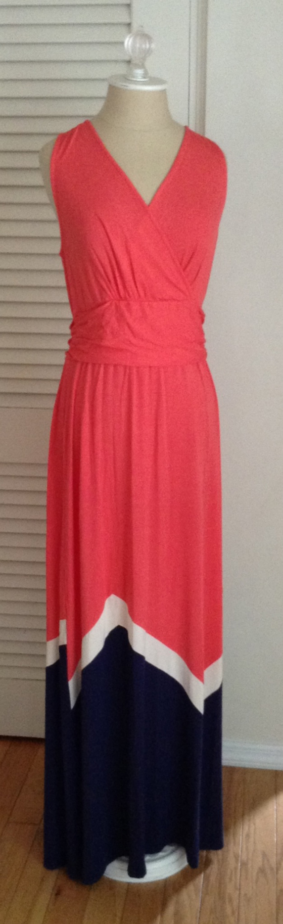 Stitch Fix Review - August 2014 Color Block Maxi