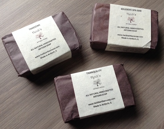 Sudsy Box Subscription Review - August 2014 Soaps