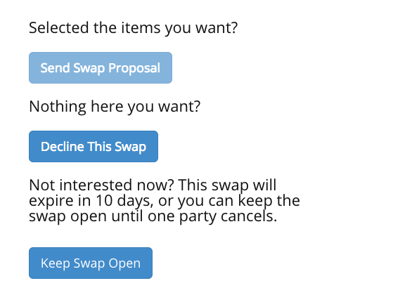 Keep Swaps Open