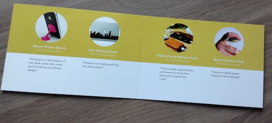 Verbal Fancy Subscription Box Review – August 2014 Card