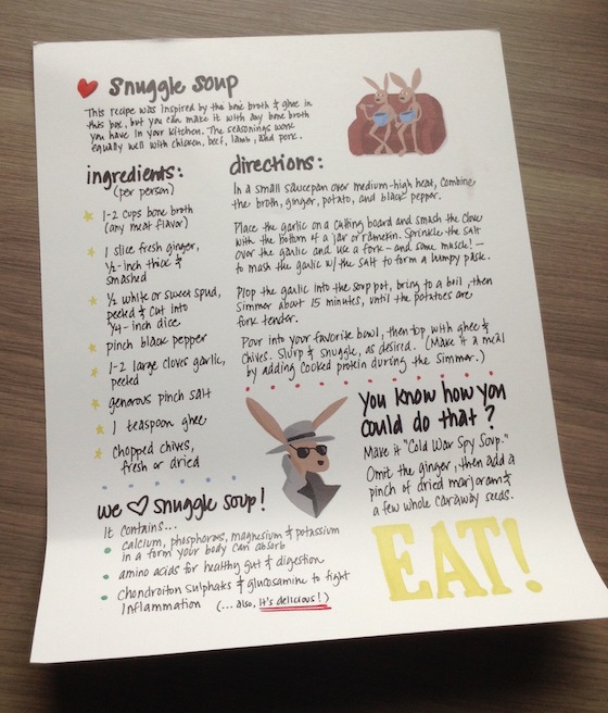 Melissa Joulwan Quarterly Box Review #EAT01 Letter
