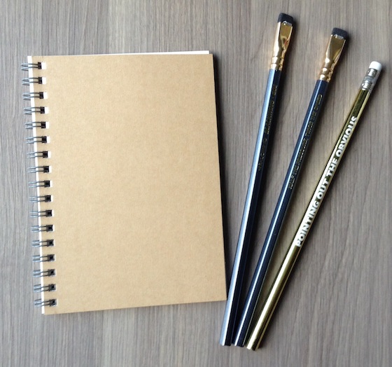 Jessica Comingore Quarterly Subscription Box Review #JCS01 Notebook