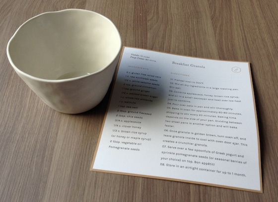 Jessica Comingore Quarterly Subscription Box Review #JCS01 Recipe