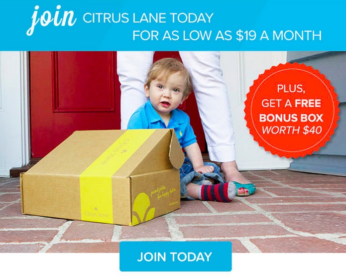 $40 Bonus Box with Your First Month of Citrus Lane!
