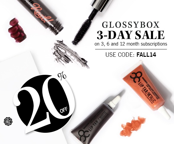 New GlossyBox 20% Off Coupon & October Spoiler Details