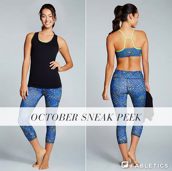 Fabletics October 2014 Spoilers & Winter Accessories! Blue Outfit