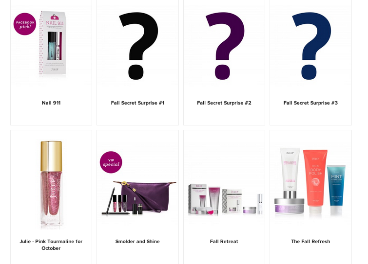 Julep Secret Store Open! Items