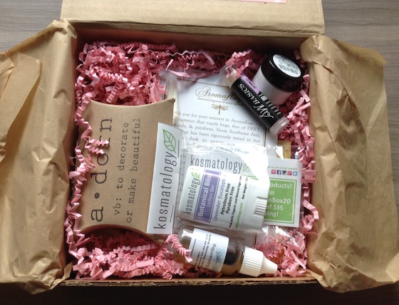 Bare Bliss Box Subscription Review - September 2014 Items