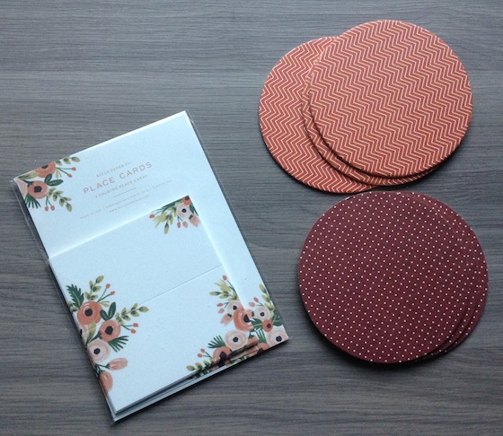 Birchbox Limited Edition Fall Fete Box Review Coasters