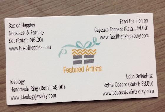 Box of Happies Subscription Box Review – September 2014 Info