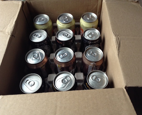 Craft Beer Club Subscription Box Review - Sept 2014 Cans