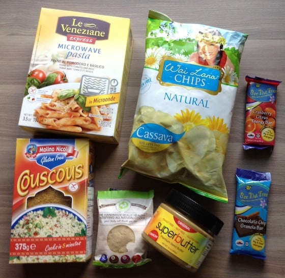 Cuisine Cube Gluten Free Subscription Box Review Items