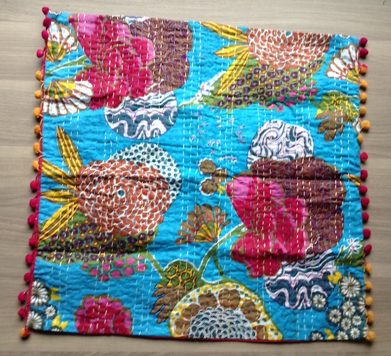 Fair Treasure Subscription Box Review - September 2014 Pillow Cover