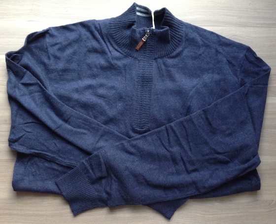 Five Four Club Subscription Review & Coupon – September 2014 Sweater