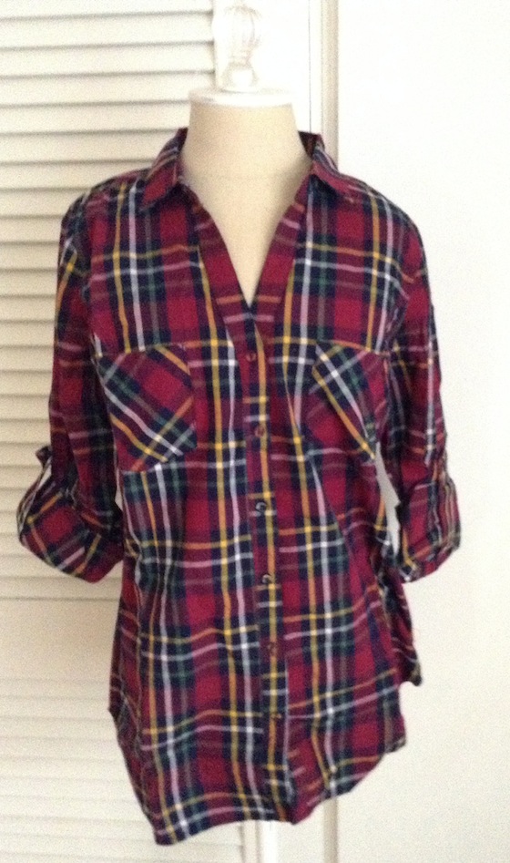 Golden Tote Review - September 2012 (Part 2) Plaid Shirt
