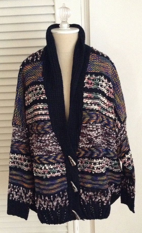 Golden Tote Review - September 2014 Slouchy Cardigan
