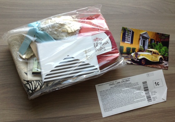 Hazel Lane Deluxe City Subscription Box Review – Sept 2014 FIrst Look