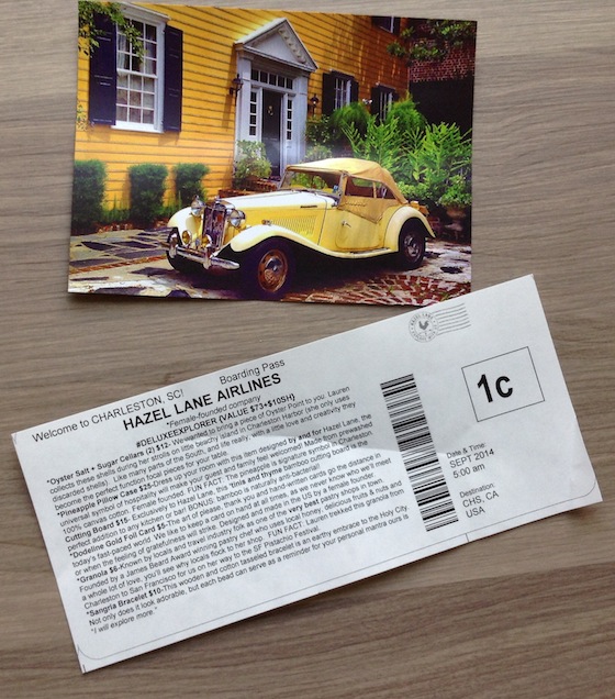 Hazel Lane Deluxe City Subscription Box Review – Sept 2014 Info