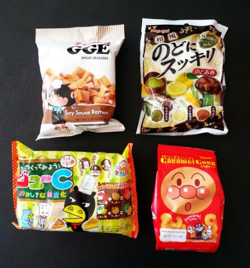 Japan Crate Subscription Box Review - September 2014 Snacks