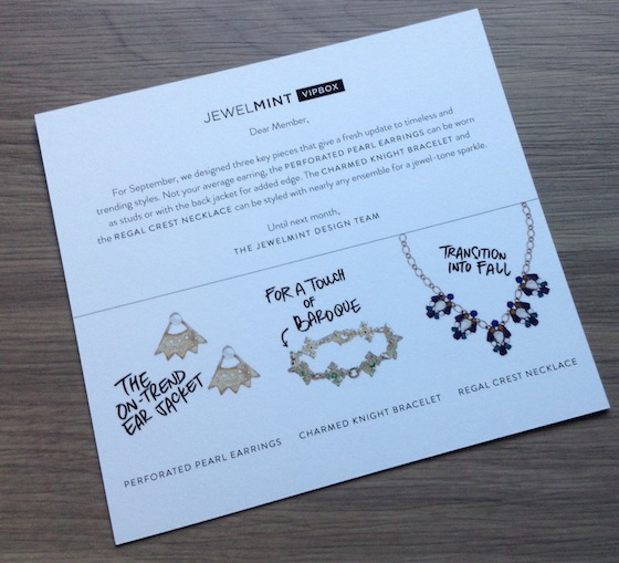 JewelMint VIPBox Subscription Box Review – Sept 2014 Info