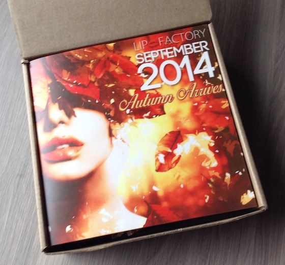 Lip Factory Beauty Subscription Box Review – September 2014 Box