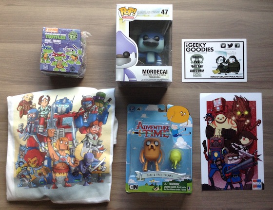 My Geeky Goodies Subscription Box Review – Sept 2014 Items
