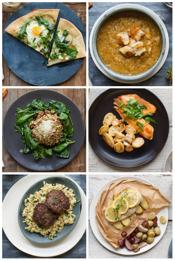 Plated Menu for the week!