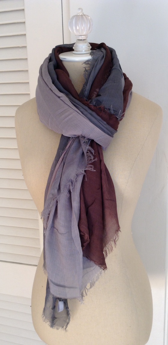 POPSUGAR Must Have Box Review - September 2014 Grey scarf